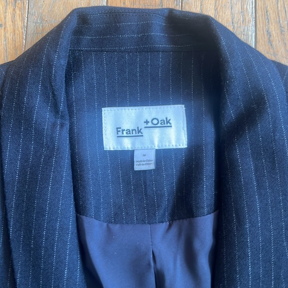 Frank & Oak Navy Blue Blazer (part of a set) - Picture 2 of 7